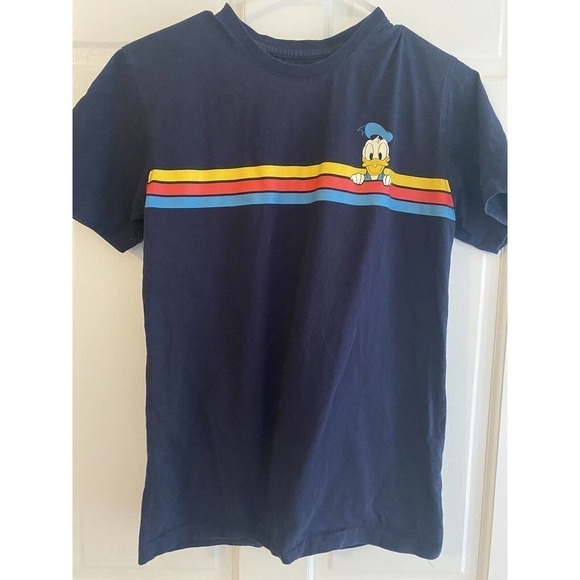 The Souled Store Disney Donald Duck Graphic T-Shirt Mens Small Dark blue Size Sm - Picture 2 of 6